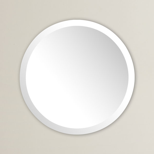 Wrought Studio Anaelle Modern and Contemporary Beveled Frameless Accent